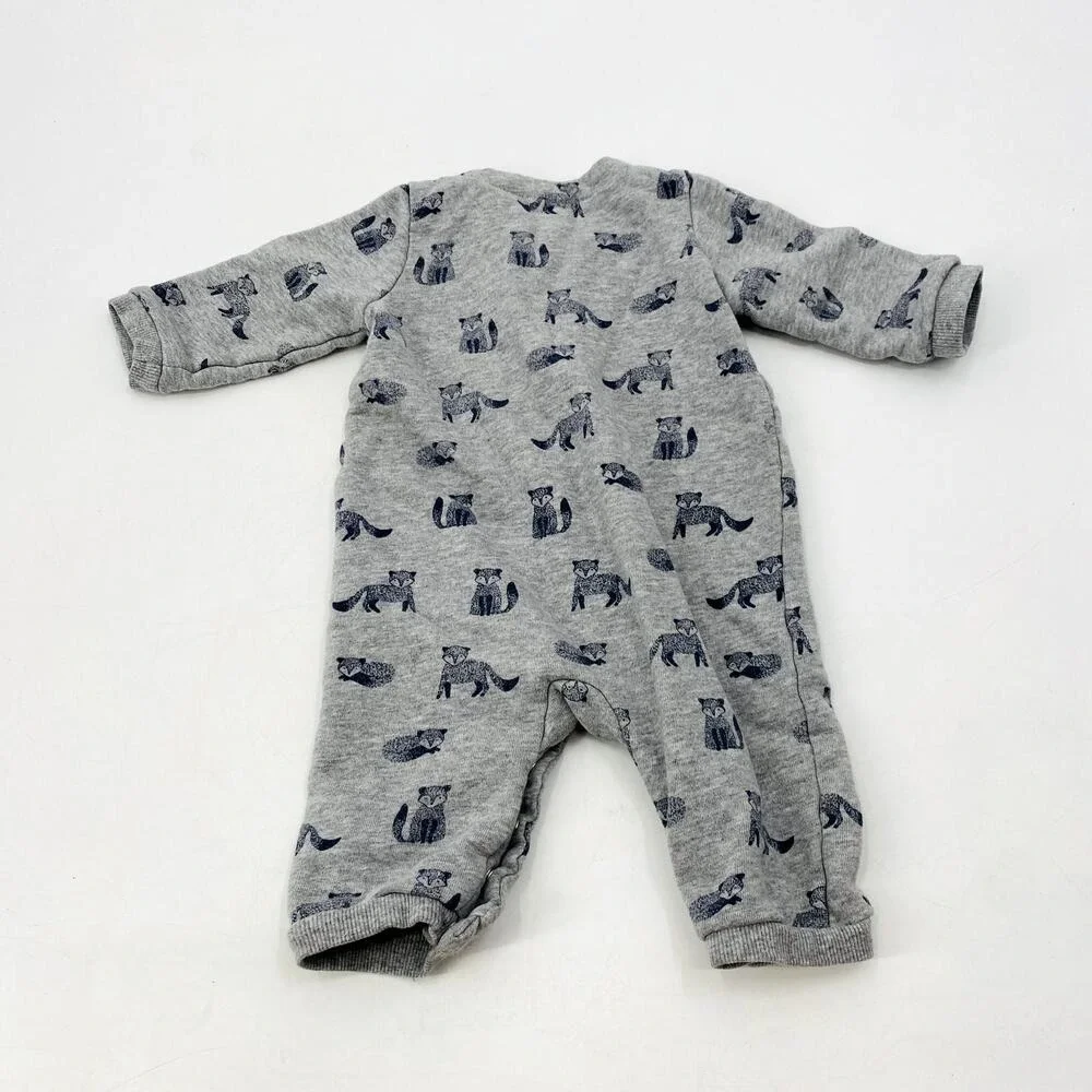 Bout'Chou Bio gray fox Onesie